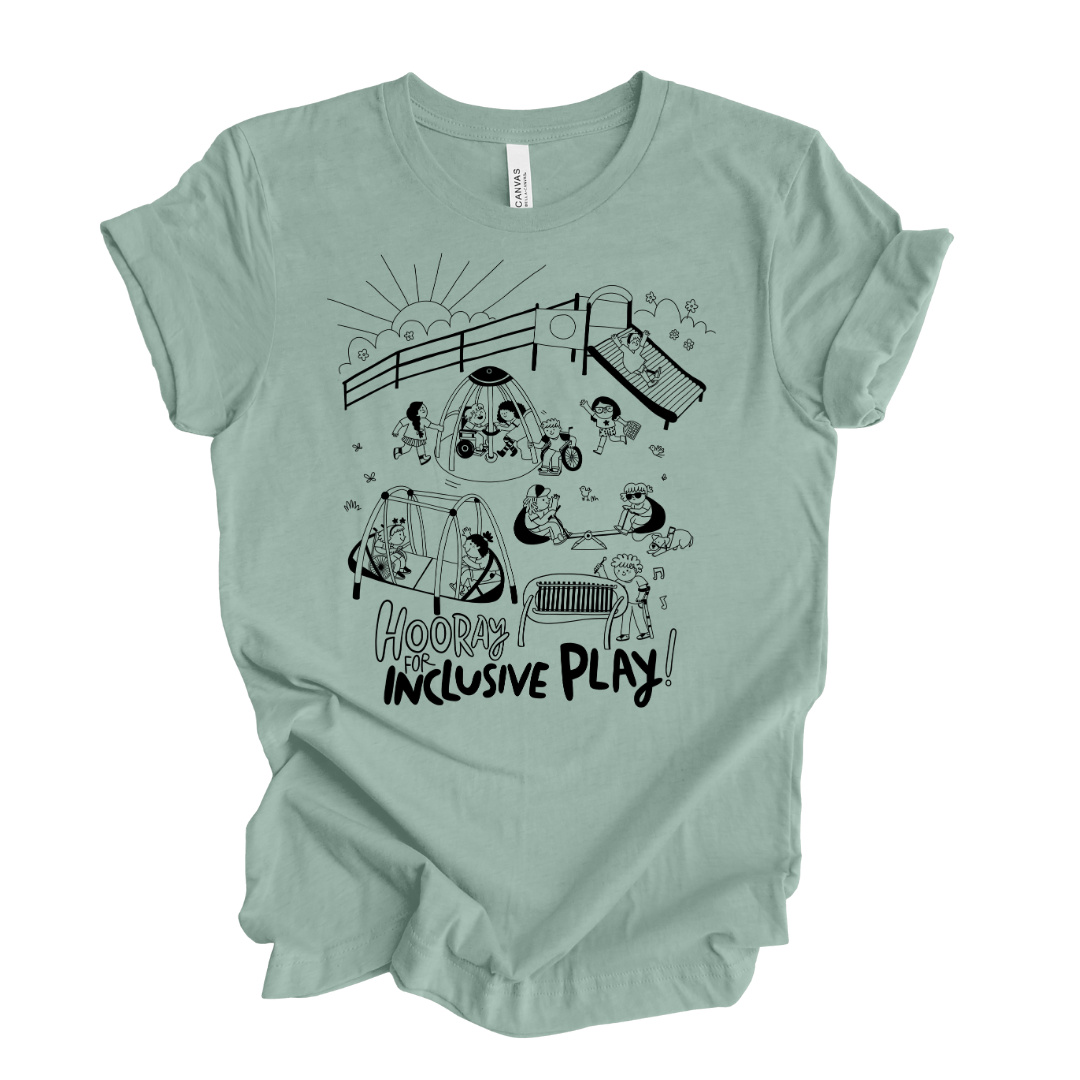 Adult “Hooray For Inclusive Play” Tee