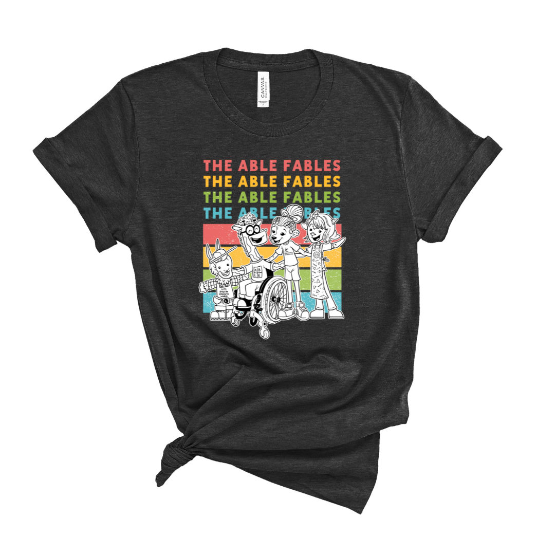 Adult “Able Fables Character" Tee