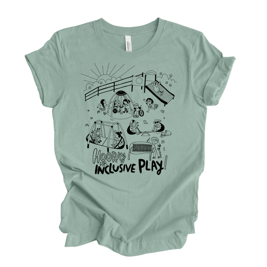 Adult “Hooray For Inclusive Play” Tee