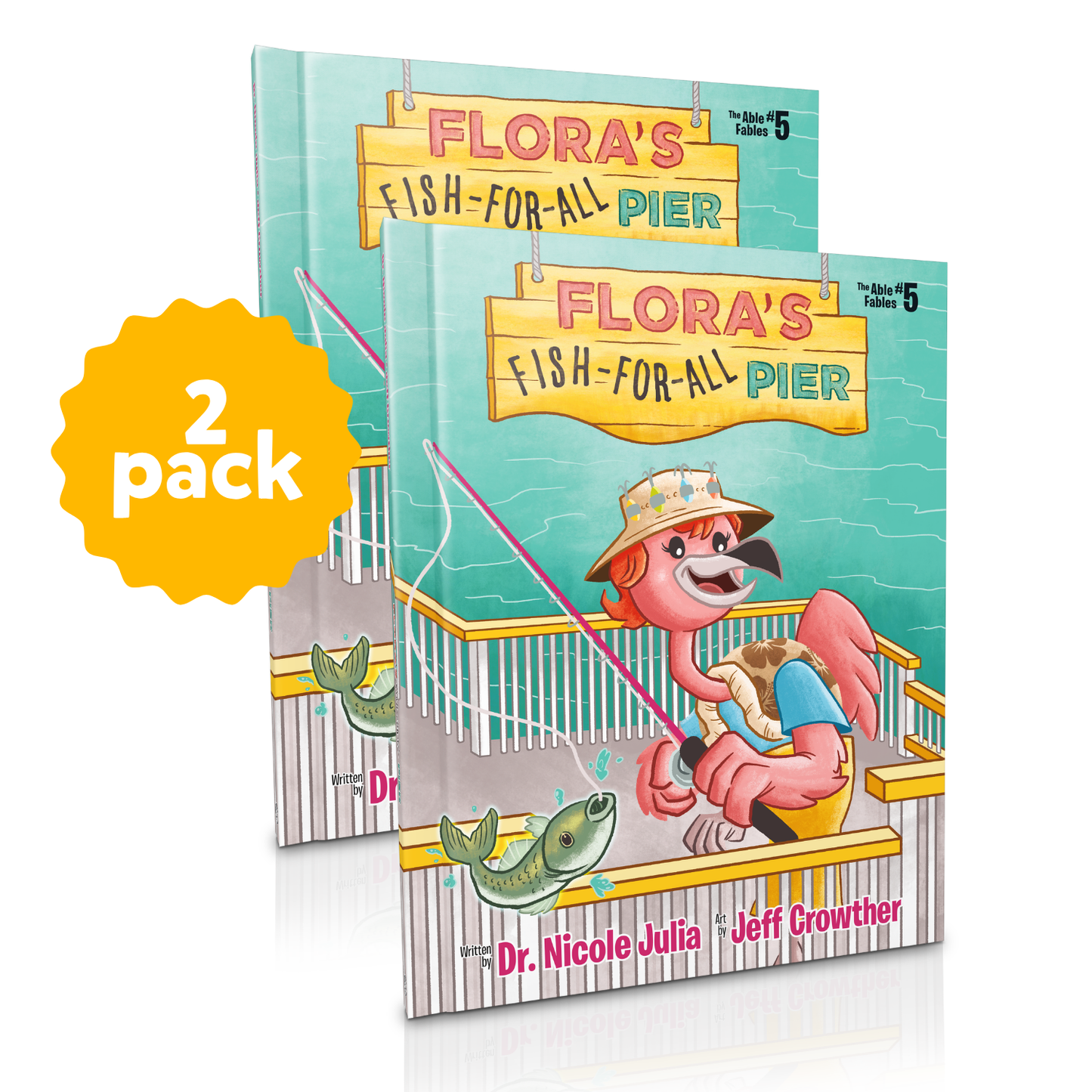 2 Pack | 2 Flora's Fish-For-All Pier, Book #5