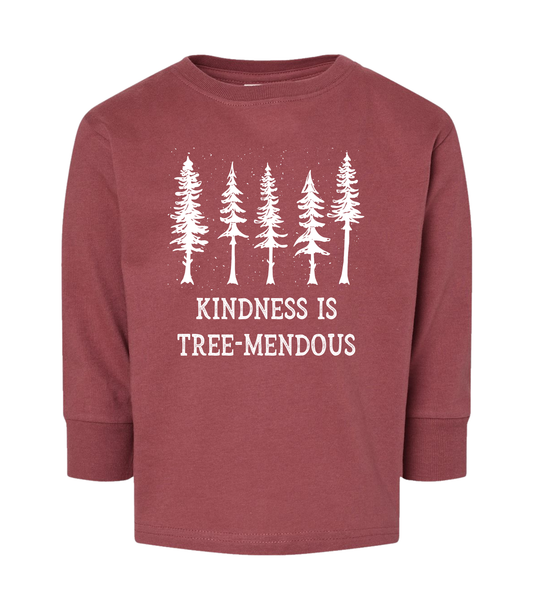 Toddler “Kindness is Tree-mendous” Tee